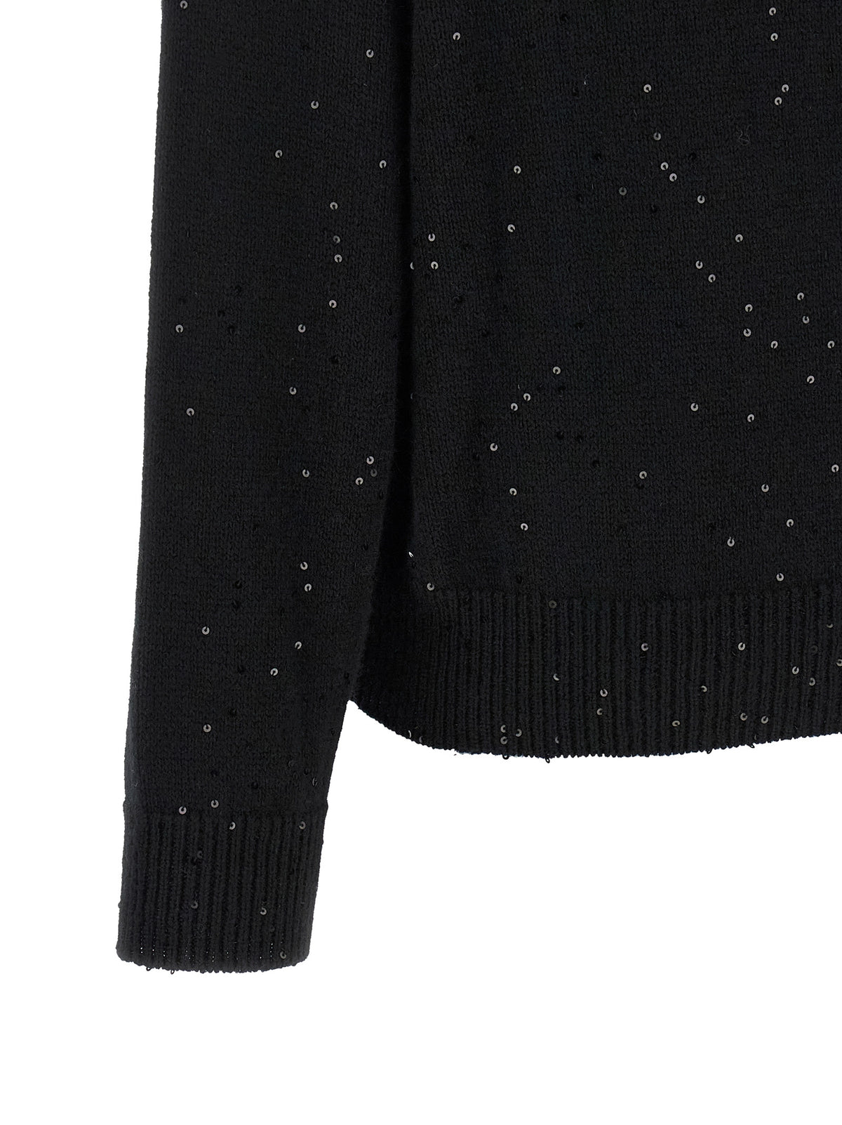 Brunello Cucinelli Black Cashmere Women's Cardigan