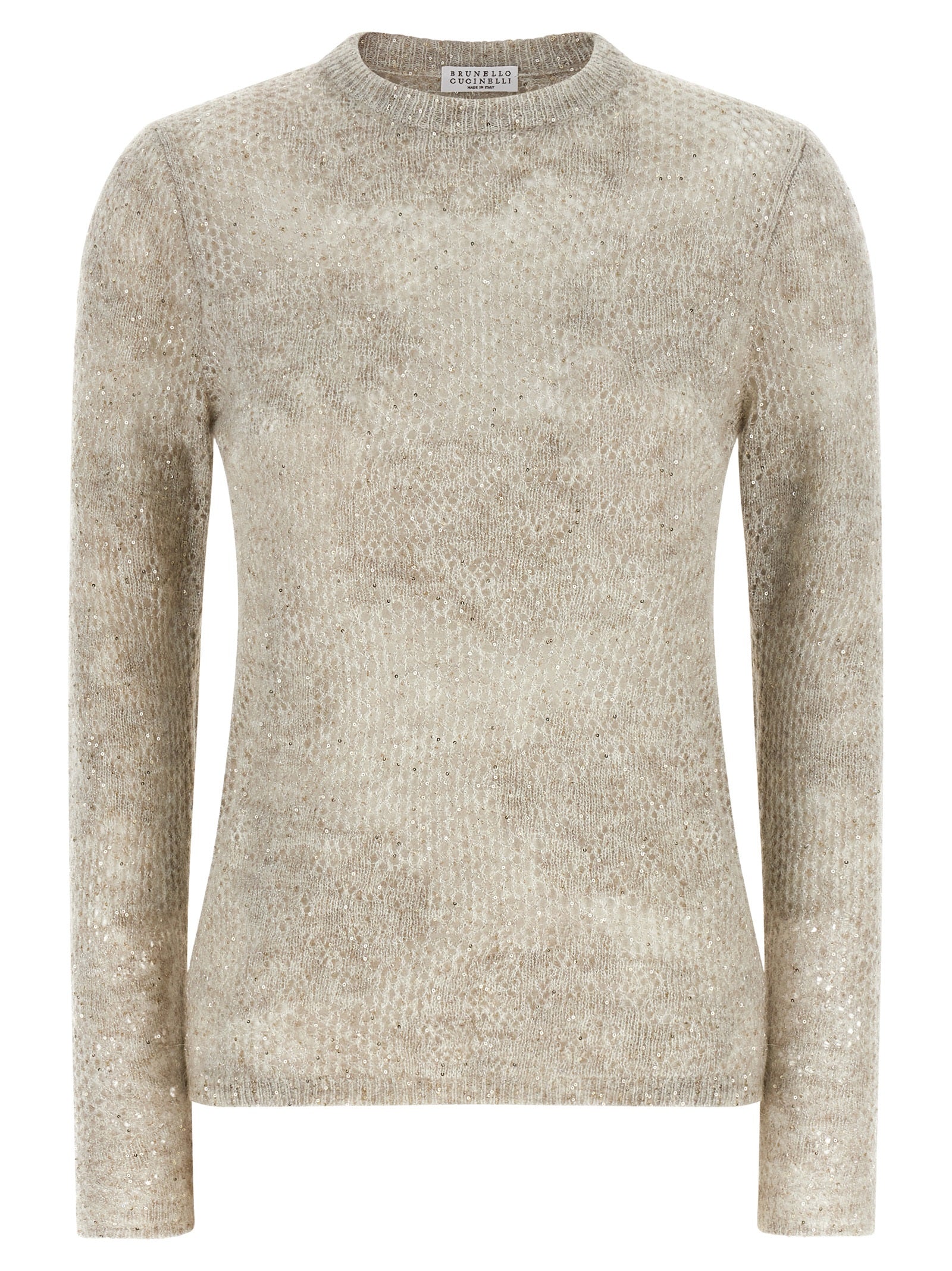 Brunello Cucinelli Beige Nylon Women's Cardigan