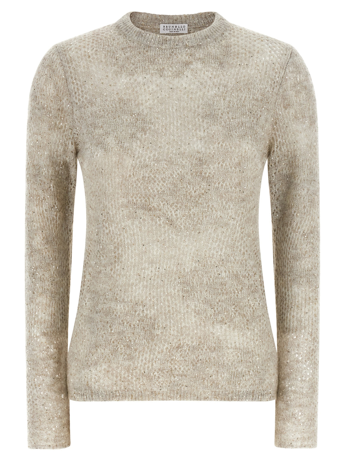 Brunello Cucinelli Beige Nylon Women's Cardigan