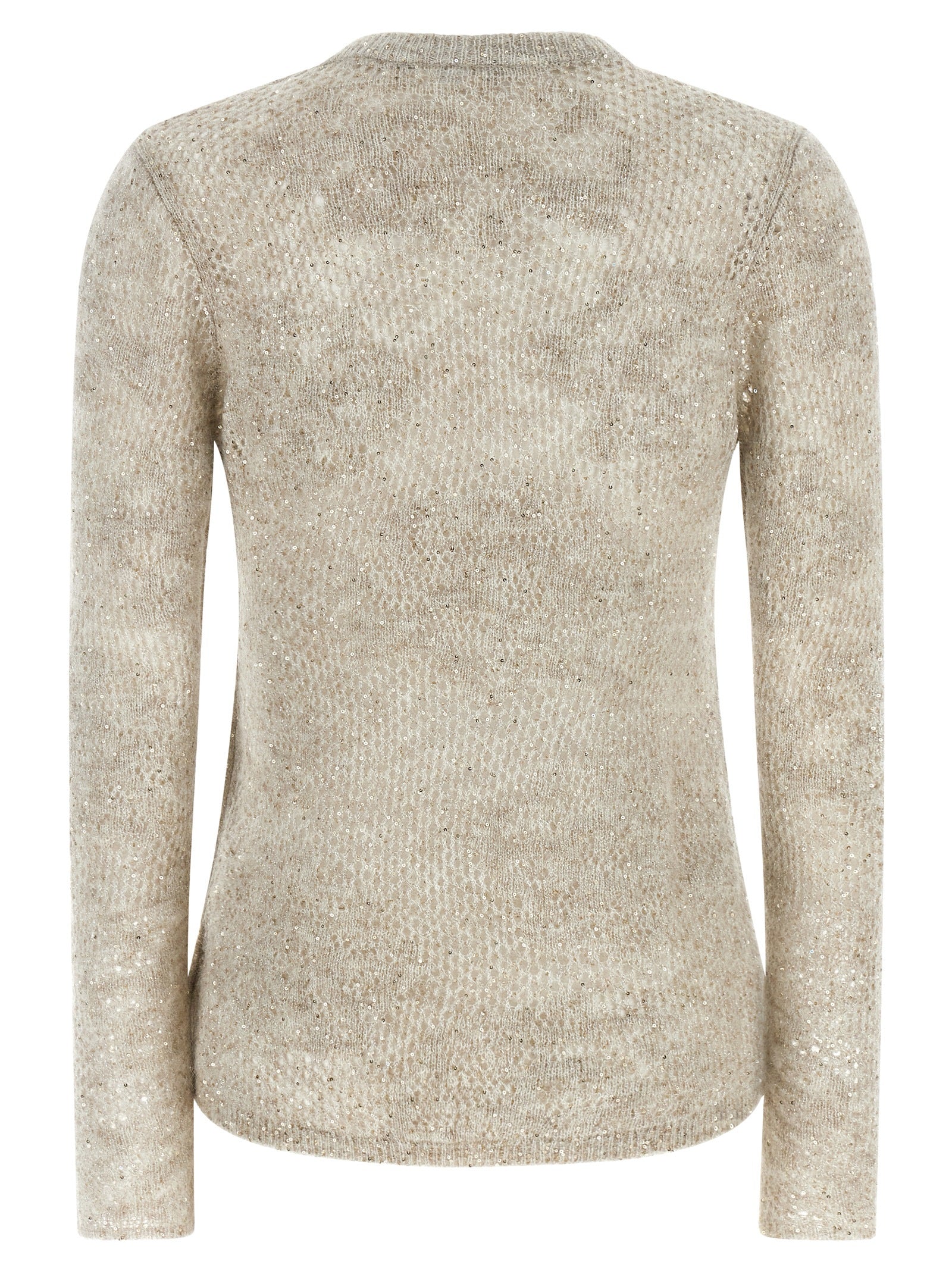 Brunello Cucinelli Beige Nylon Women's Cardigan