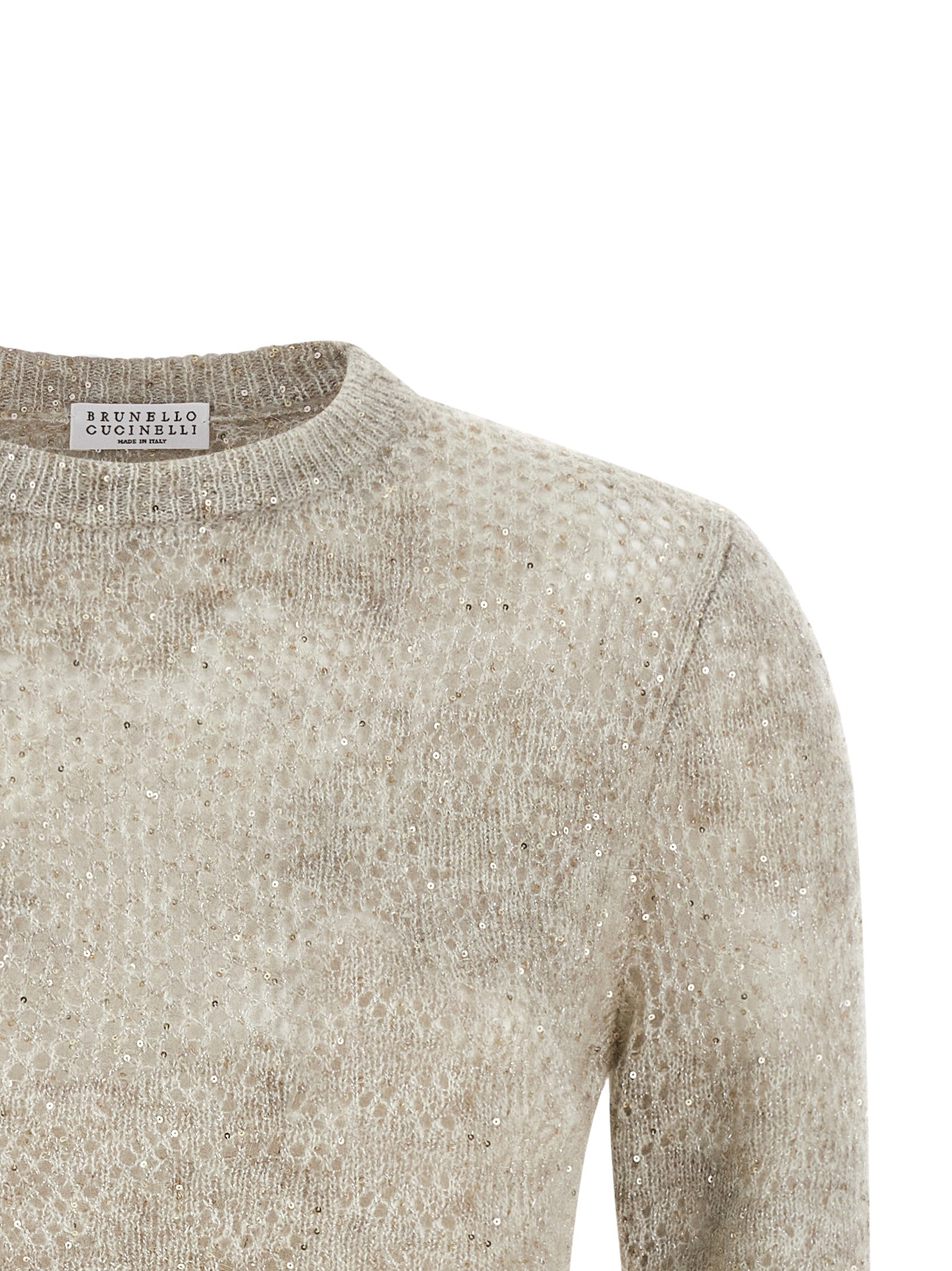 Brunello Cucinelli Beige Nylon Women's Cardigan