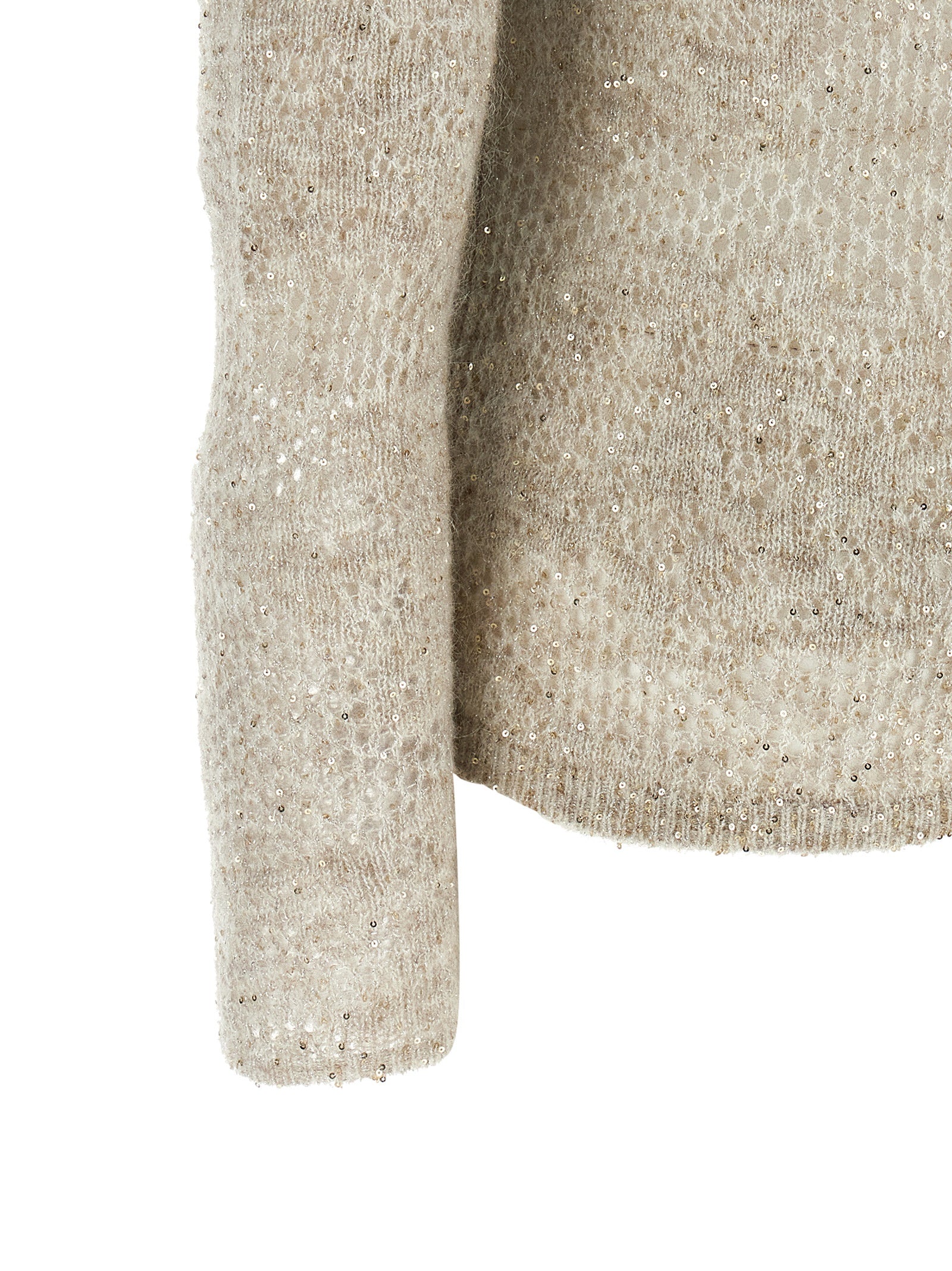 Brunello Cucinelli Beige Nylon Women's Cardigan