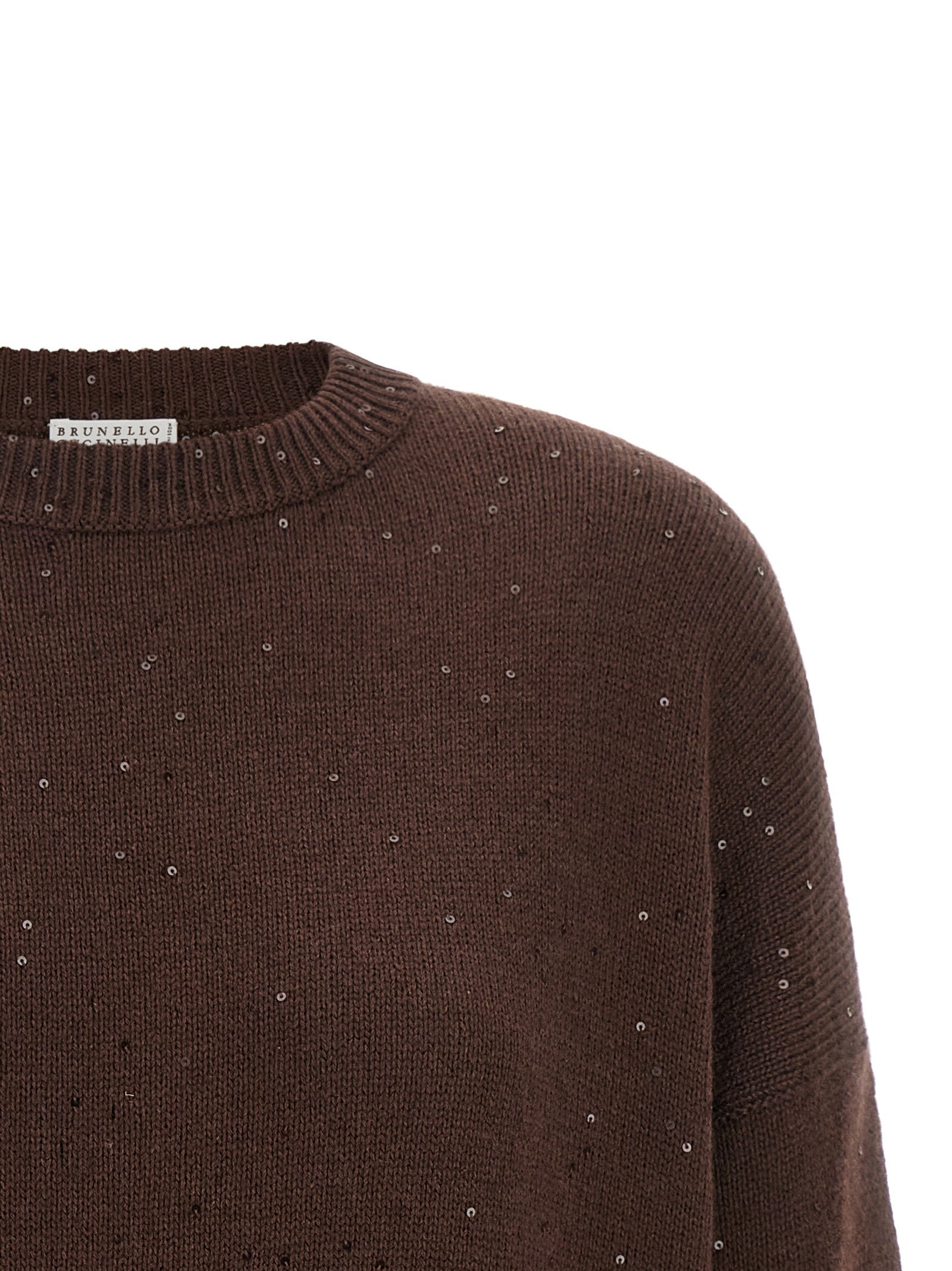 Brunello Cucinelli Brown Cashmere Women's Cardigan