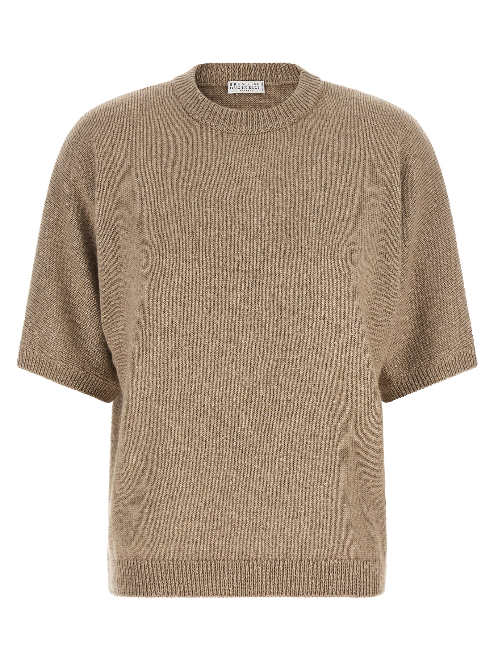 Brunello Cucinelli Beige Cashmere Women's Cardigan