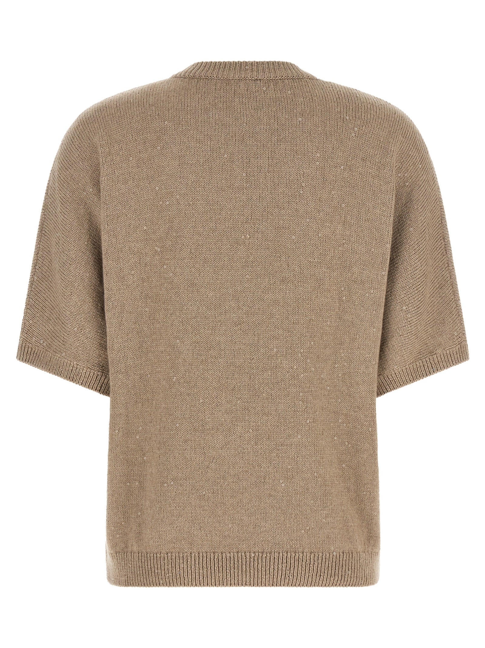 Brunello Cucinelli Beige Cashmere Women's Cardigan
