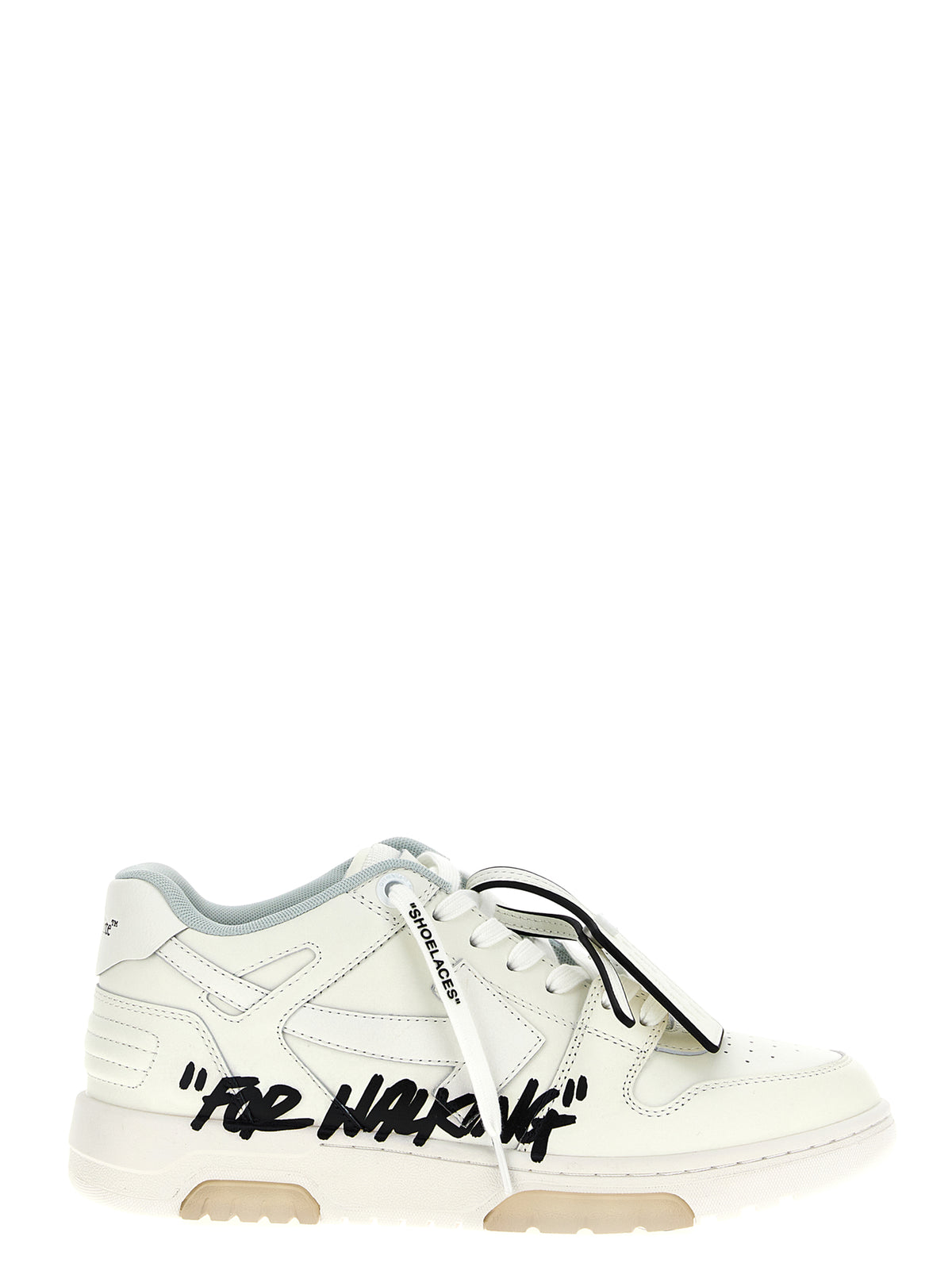 Off-White Bicolor Bovine Leather Men's Sneakers