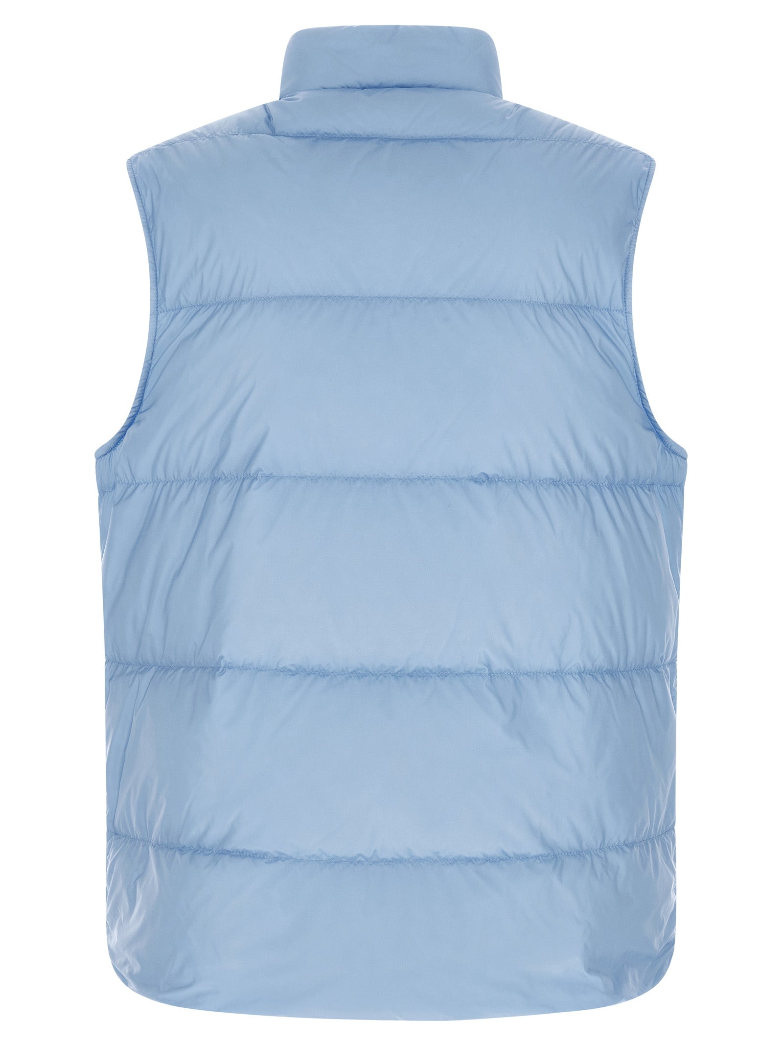 Moncler Blue Polyamide Sleeveless Men's Jacket