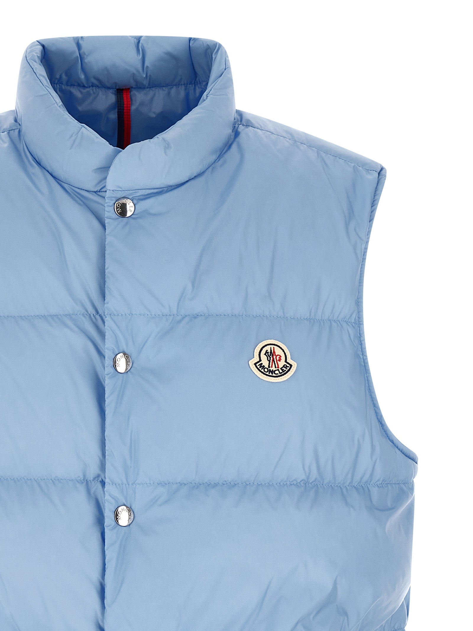 Moncler Blue Polyamide Sleeveless Men's Jacket
