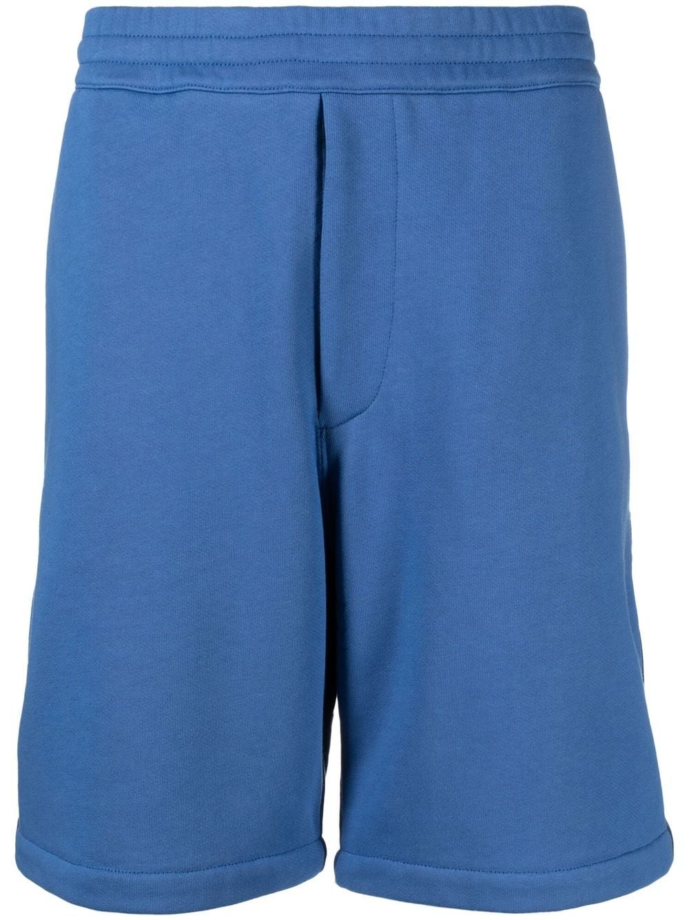 Alexander Mcqueen Men's Logo-Tape Jersey Shorts