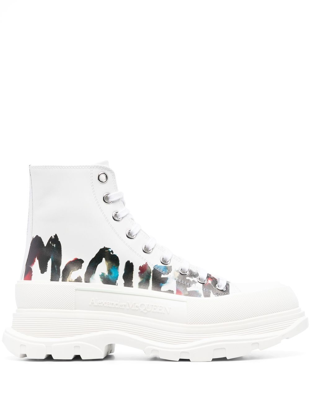 Alexander Mcqueen Men's Tread Slick High-Top Sneakers