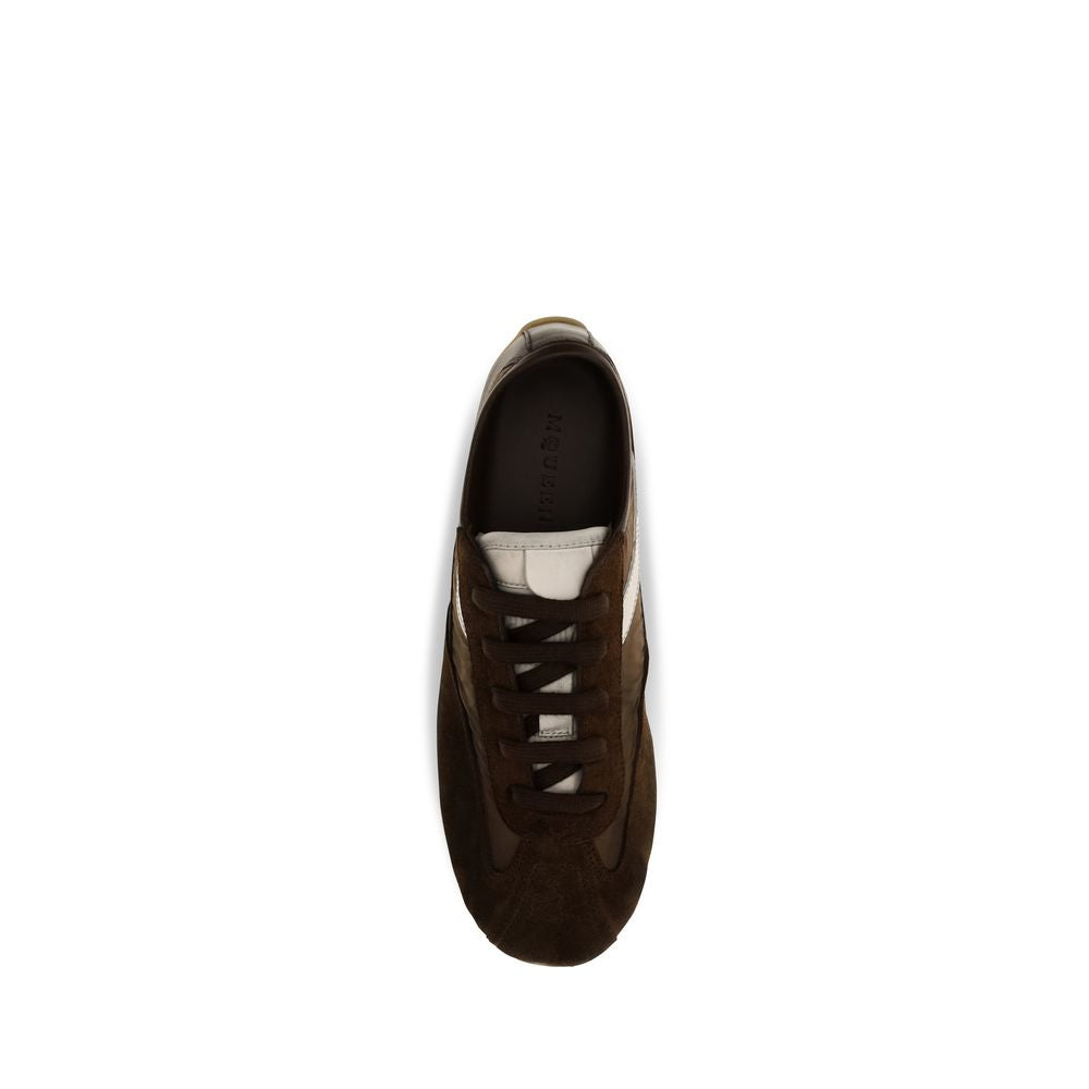 Alexander McQueen Brown Suede Leather Athletic Women's Sneakers