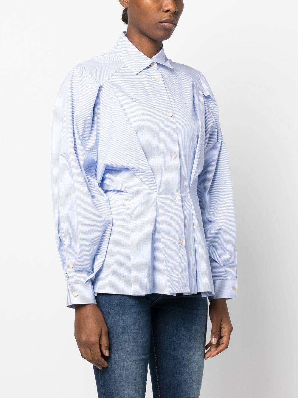 Palmer/Harding Women's Striped Cotton Shirt
