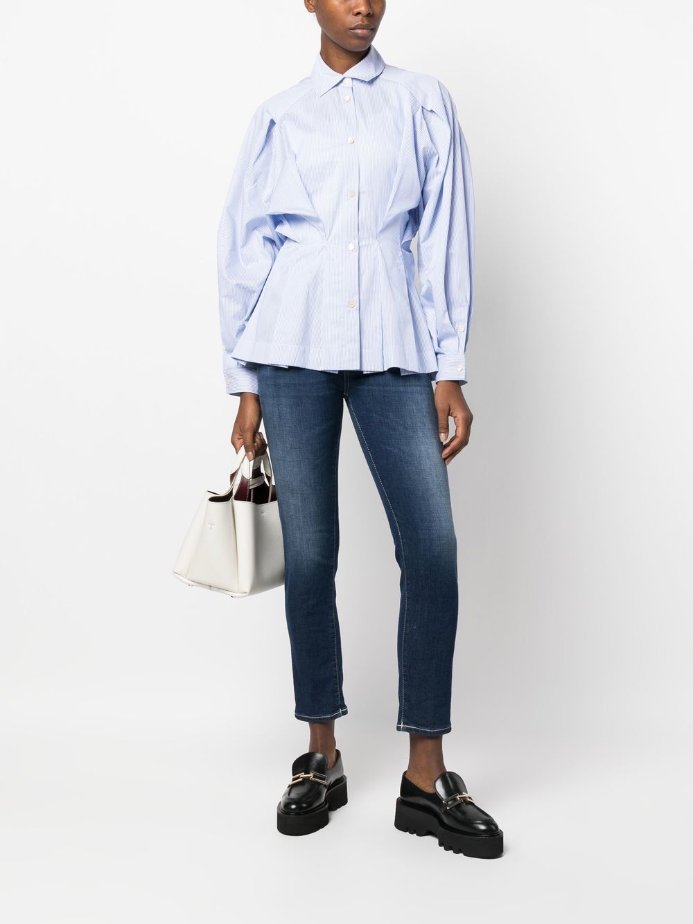 Palmer/Harding Women's Striped Cotton Shirt