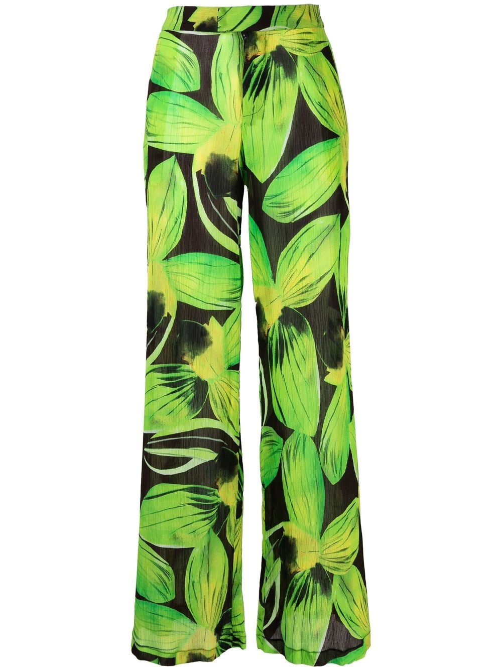 Louisa Ballou Women's Printed Wide Leg Trousers