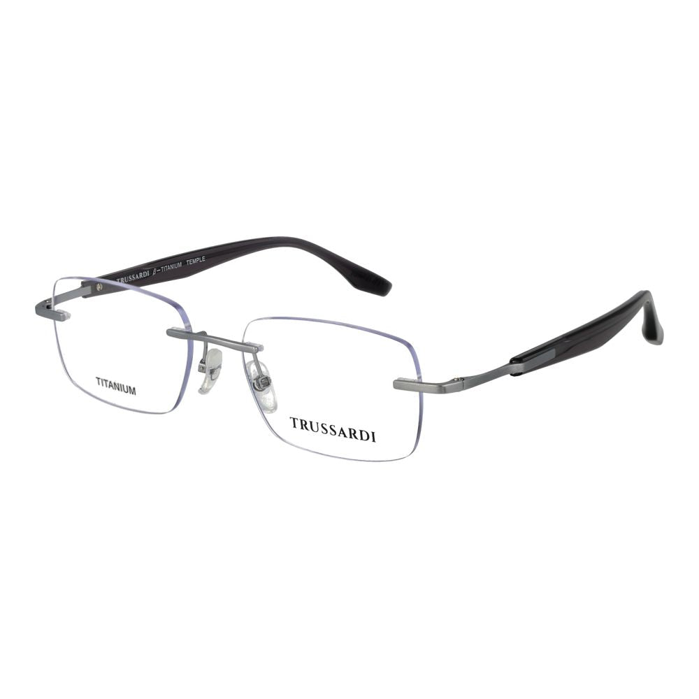 Trussardi Silver Titanium Glasses Men's (Frames)