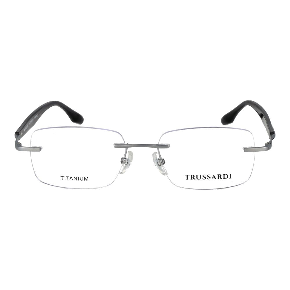 Trussardi Silver Titanium Glasses Men's (Frames)