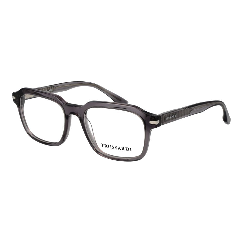 Trussardi Gray Acetate Glasses Men's (Frames)
