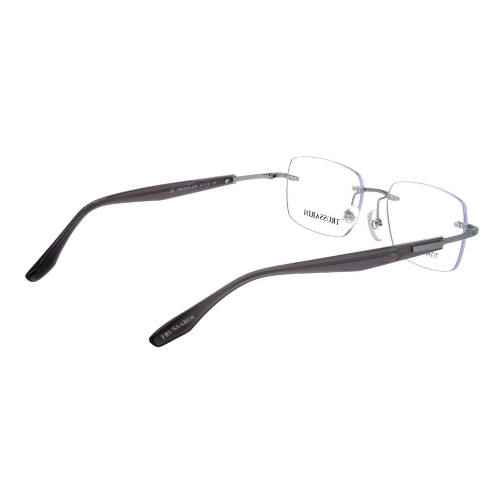 Trussardi Silver Titanium Glasses Men's (Frames)