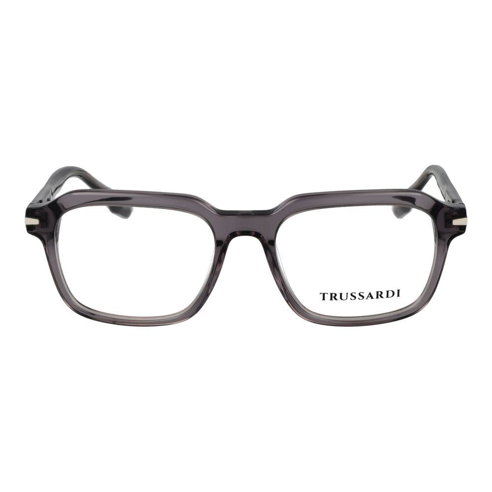 Trussardi Gray Acetate Glasses Men's (Frames)
