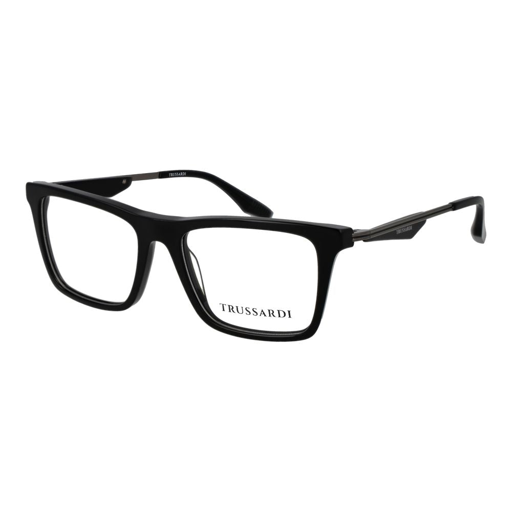 Trussardi Black Acetate Glasses Men's (Frames)