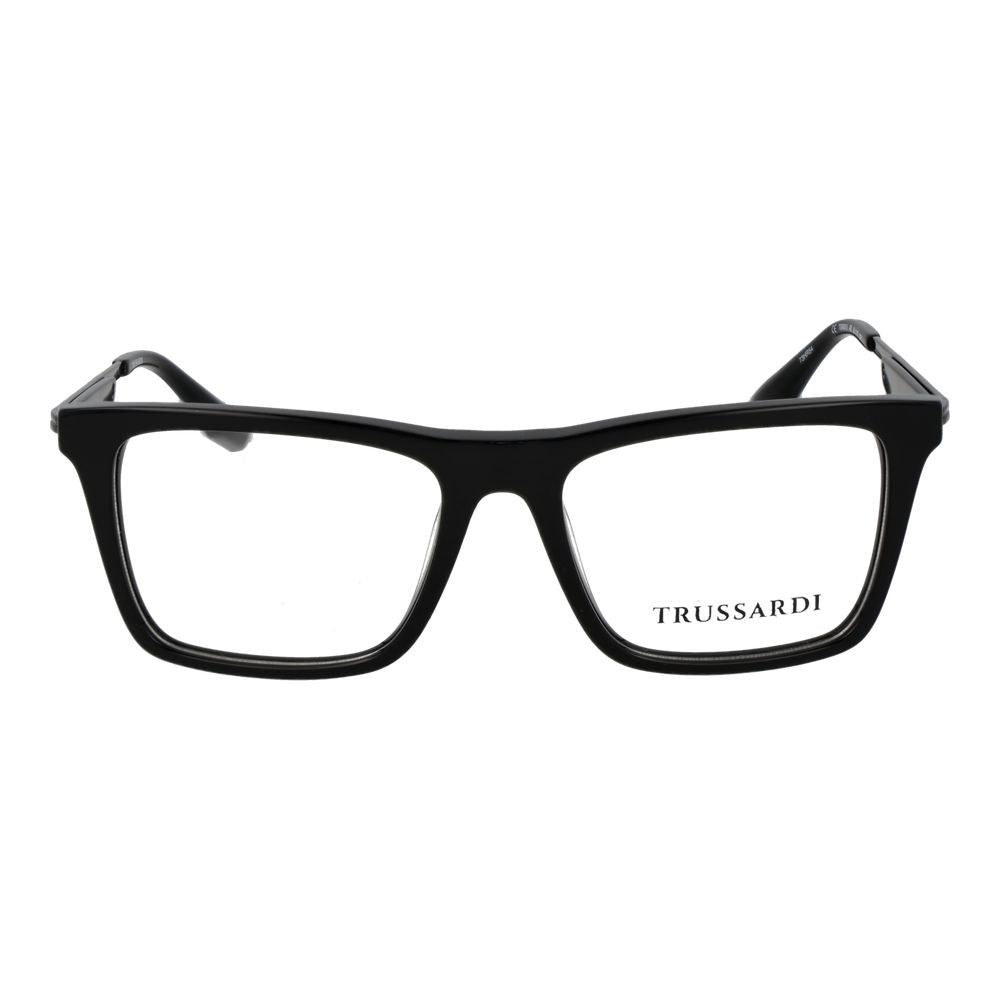 Trussardi Black Acetate Glasses Men's (Frames)