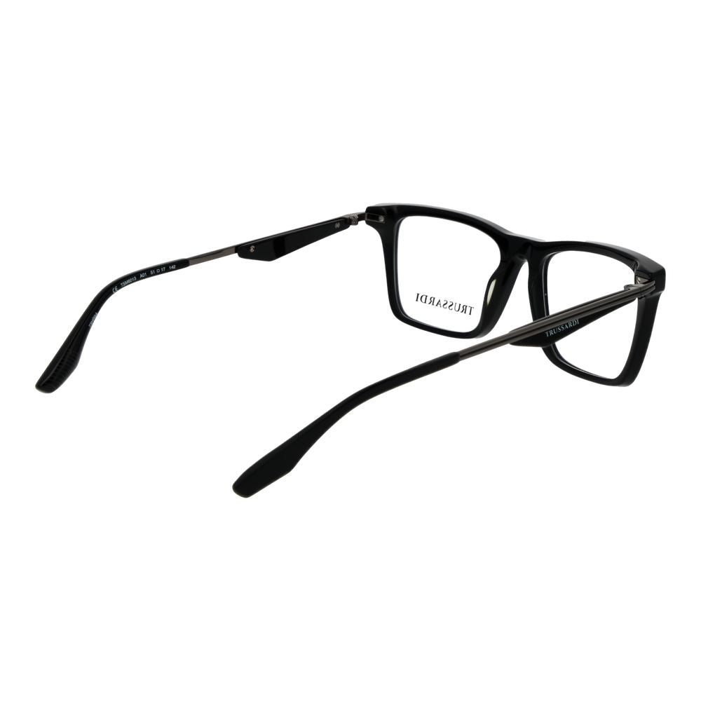 Trussardi Black Acetate Glasses Men's (Frames)
