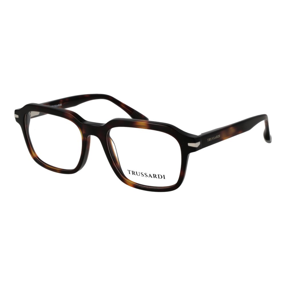 Trussardi Brown Acetate Glasses Men's (Frames)