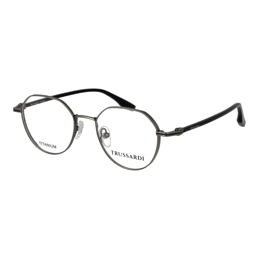Trussardi Gray Titanium Glasses Men's (Frames)