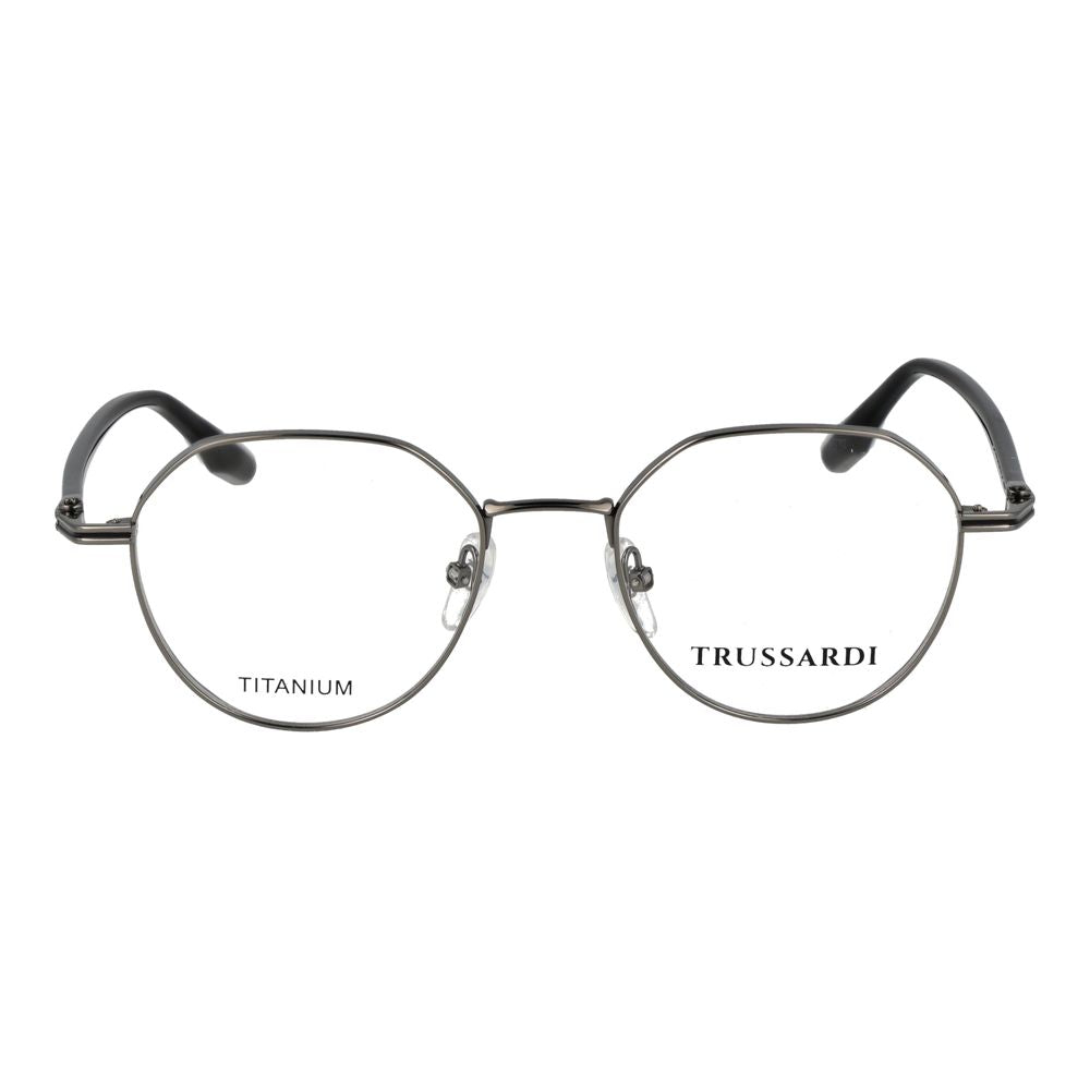 Trussardi Gray Titanium Glasses Men's (Frames)
