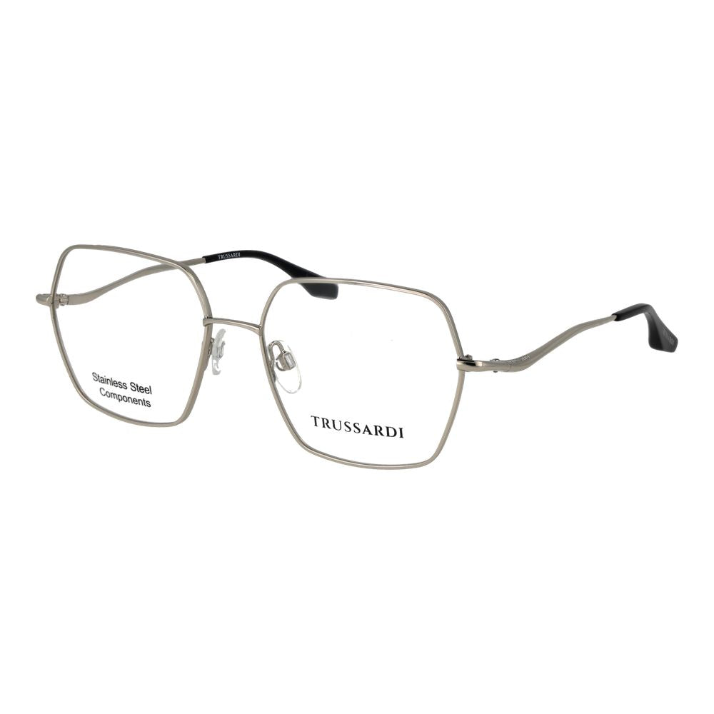 Trussardi Silver Stainless Steel Glasses Women's (Frames)