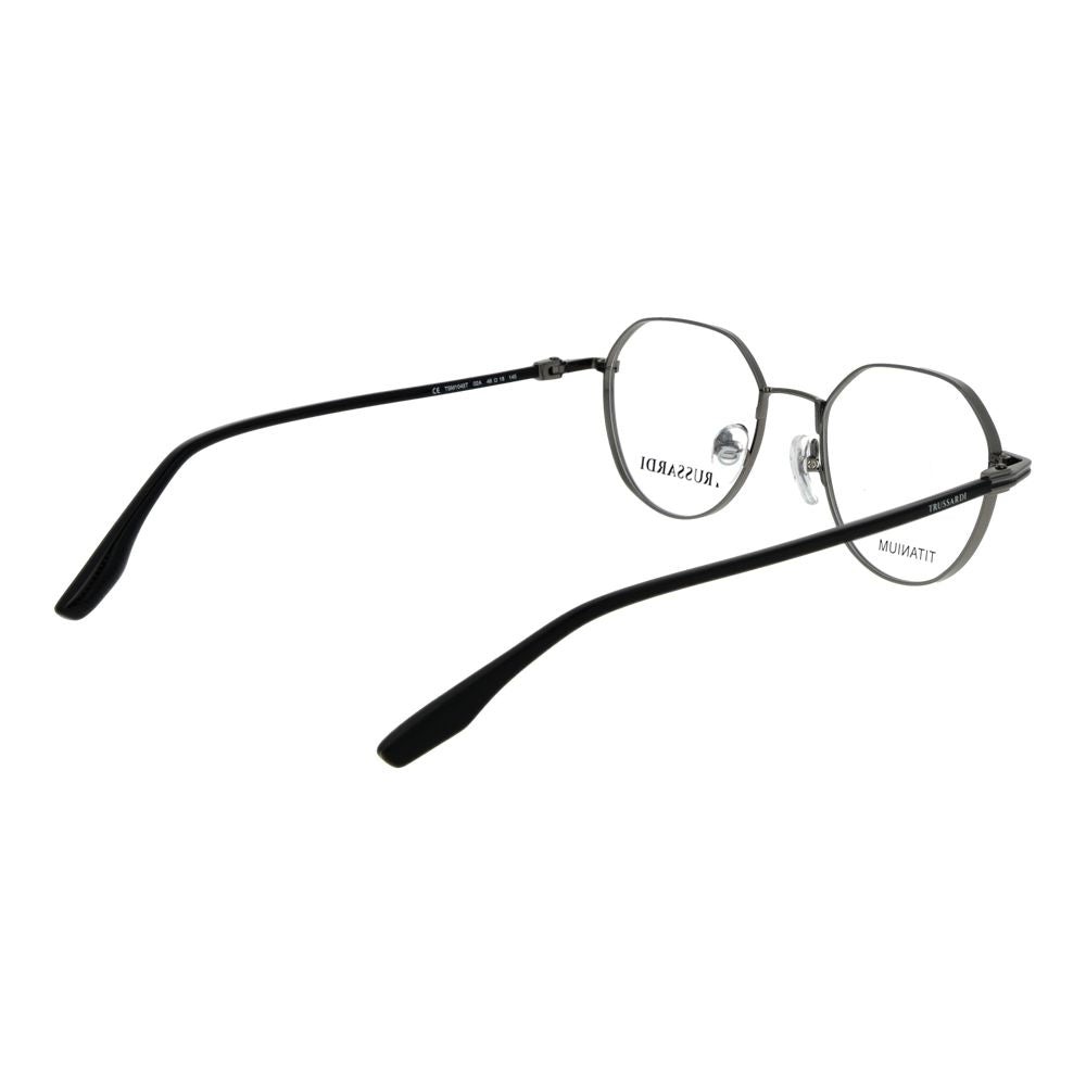 Trussardi Gray Titanium Glasses Men's (Frames)