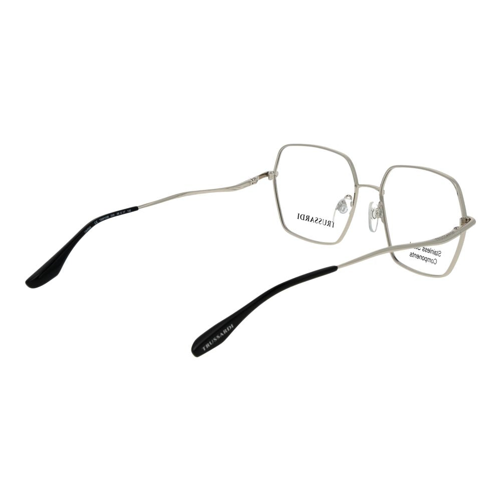 Trussardi Silver Stainless Steel Glasses Women's (Frames)