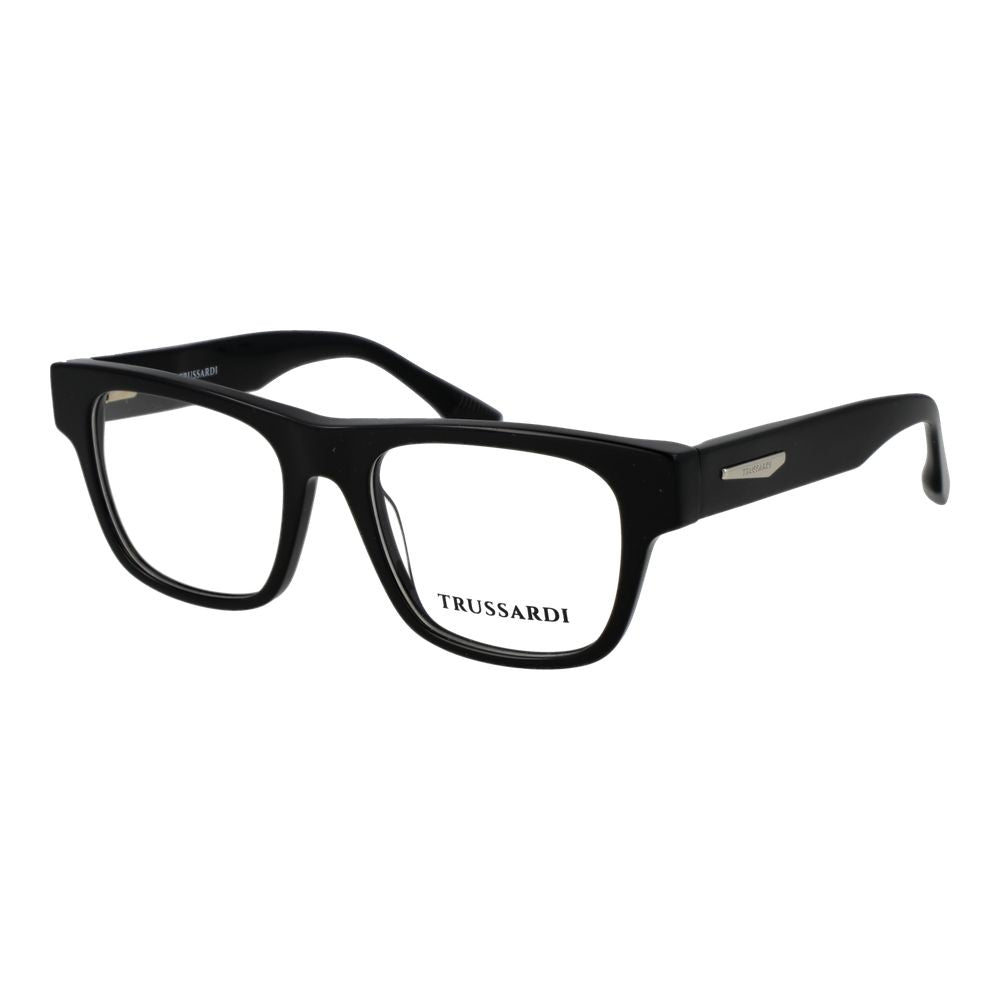 Trussardi Black Acetate Glasses Men's (Frames)