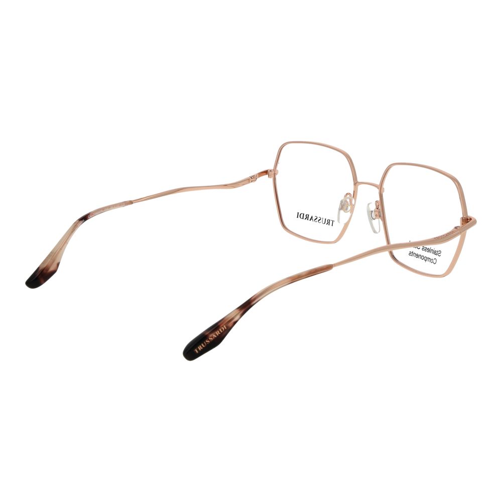 Trussardi Rose Gold Stainless Steel Glasses Women's (Frames)