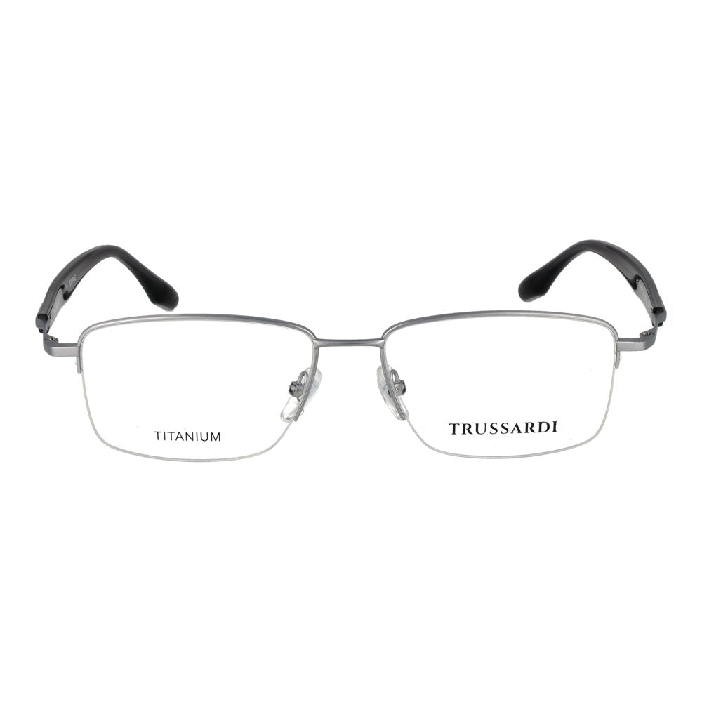 Trussardi Silver Titanium Glasses Men's (Frames)