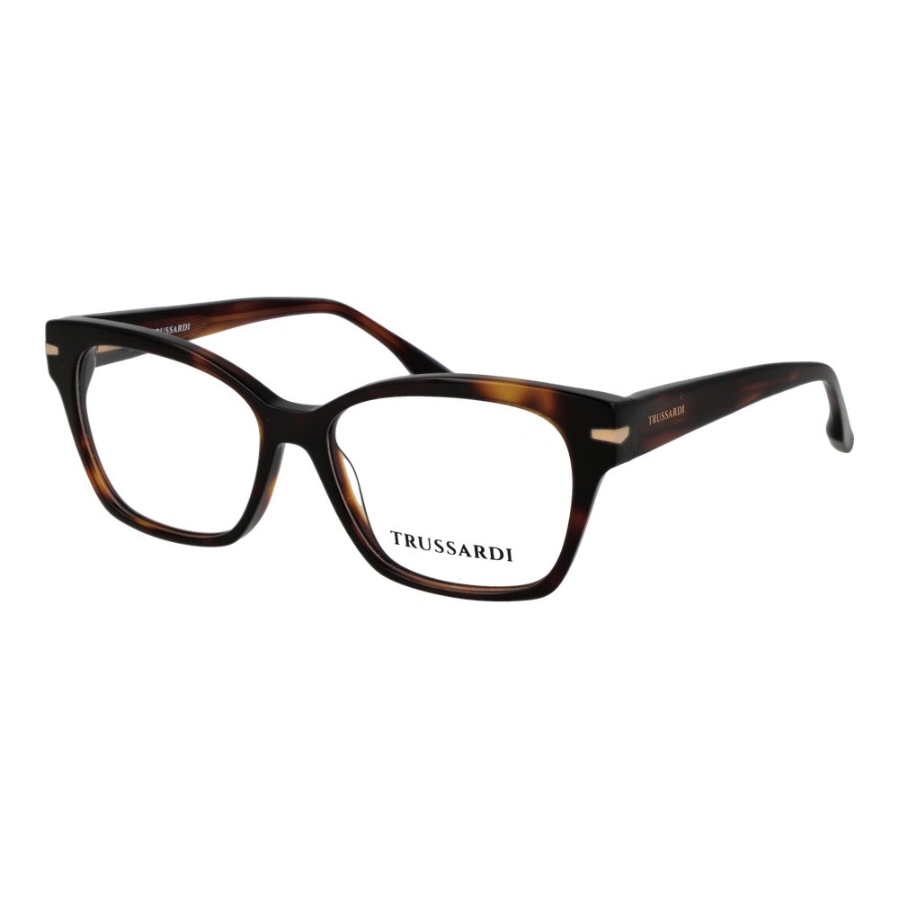 Trussardi Brown Acetate Glasses Women's (Frames)