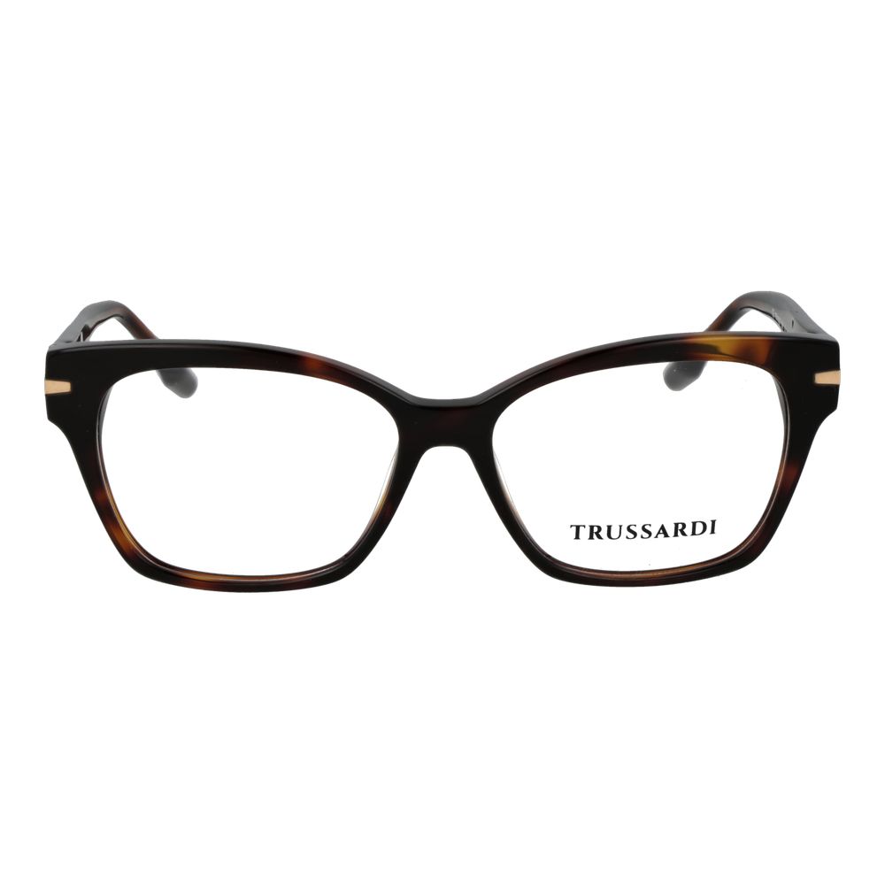 Trussardi Brown Acetate Glasses Women's (Frames)