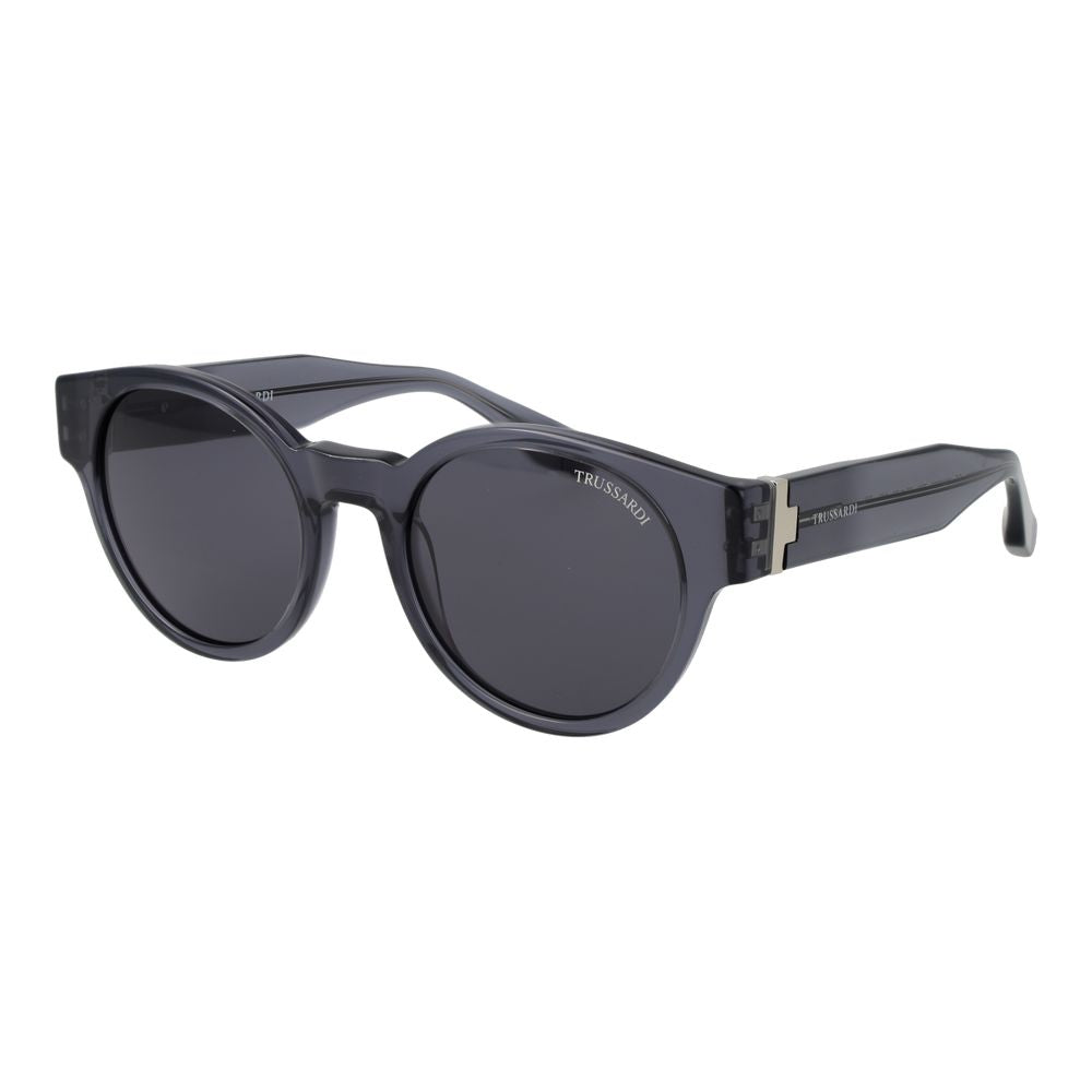 Trussardi Gray Acetate Men's Sunglasses