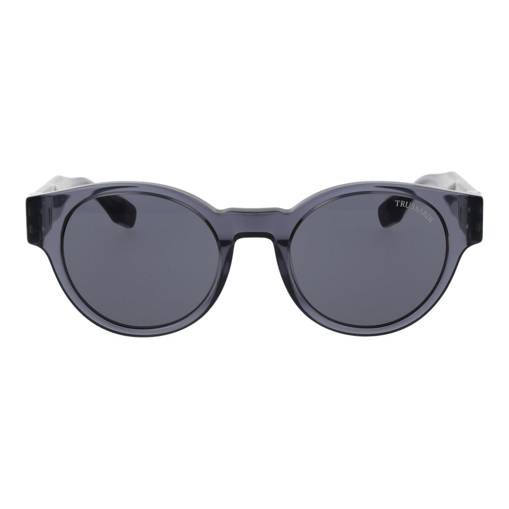 Trussardi Gray Acetate Men's Sunglasses