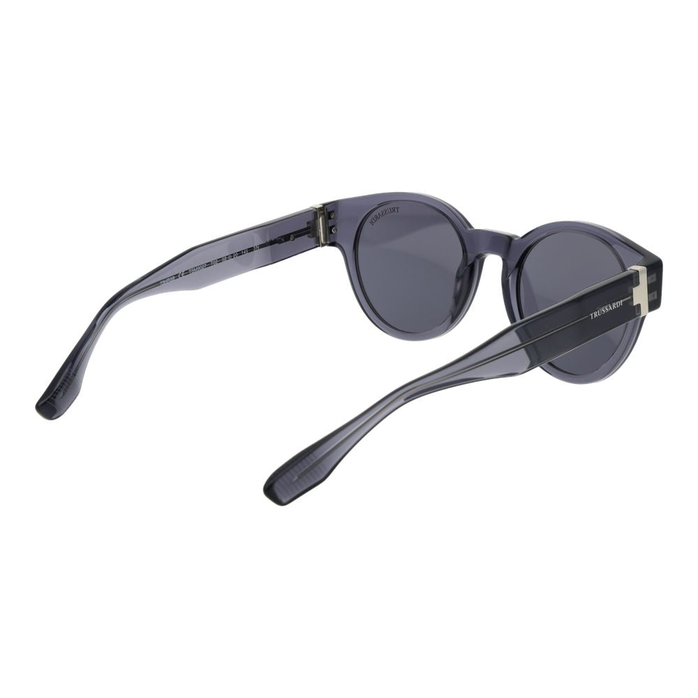 Trussardi Gray Acetate Men's Sunglasses
