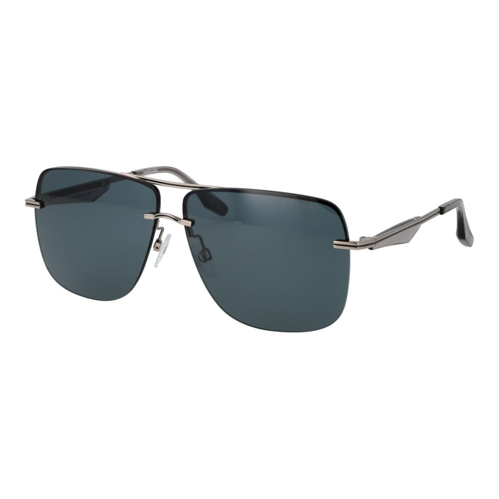 Trussardi Silver Metal Men's Sunglasses