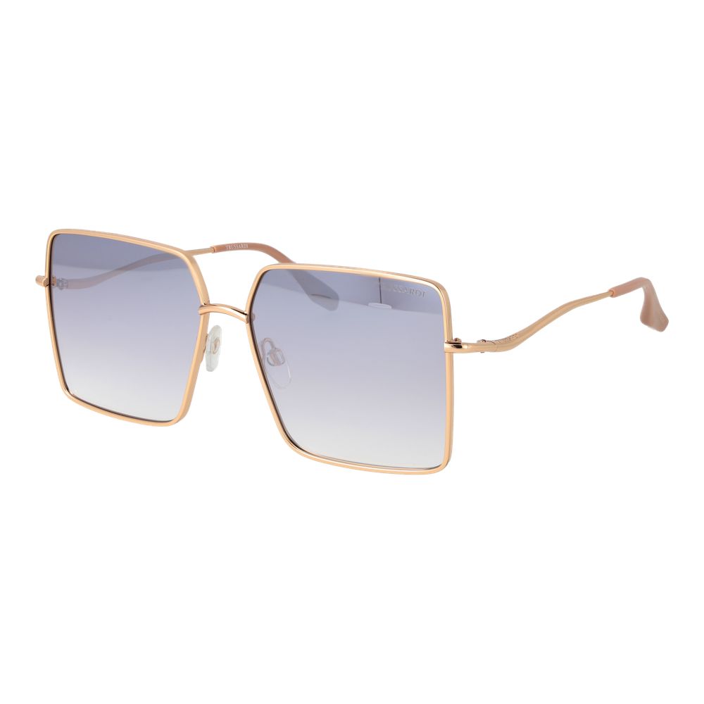 Trussardi Gold Stainless Steel Women's Sunglasses