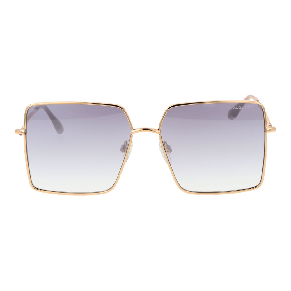 Trussardi Gold Stainless Steel Women's Sunglasses