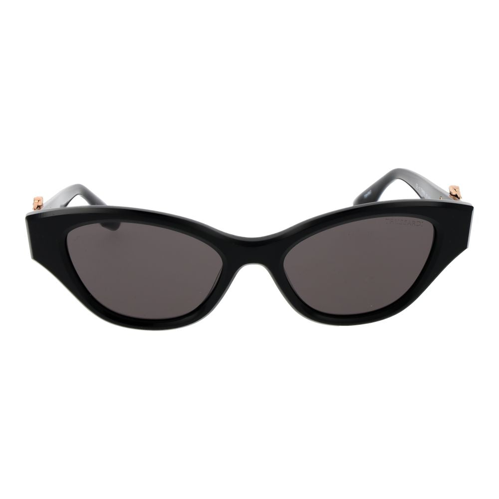 Trussardi Black Acetate Women's Sunglasses