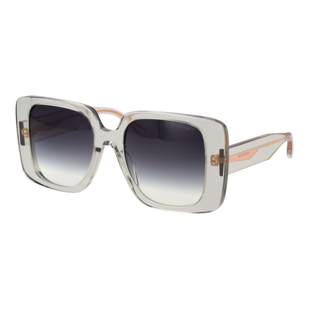 Trussardi Gray Acetate Women's Sunglasses