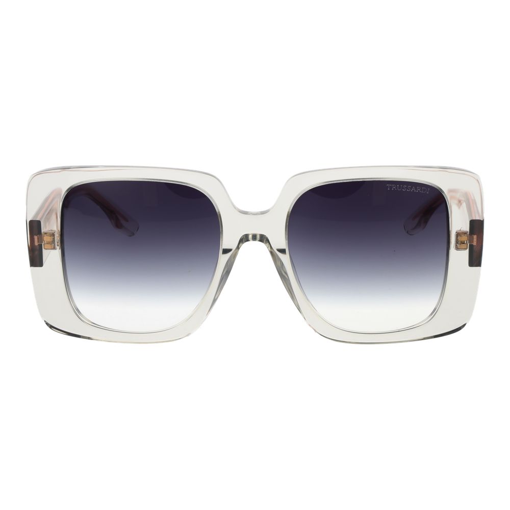 Trussardi Gray Acetate Women's Sunglasses