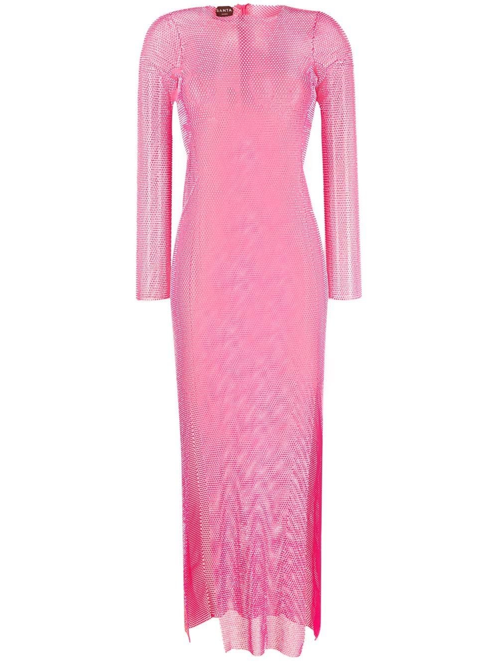 Santa Brand Women's Rhinestone-Embellished Maxi Dress