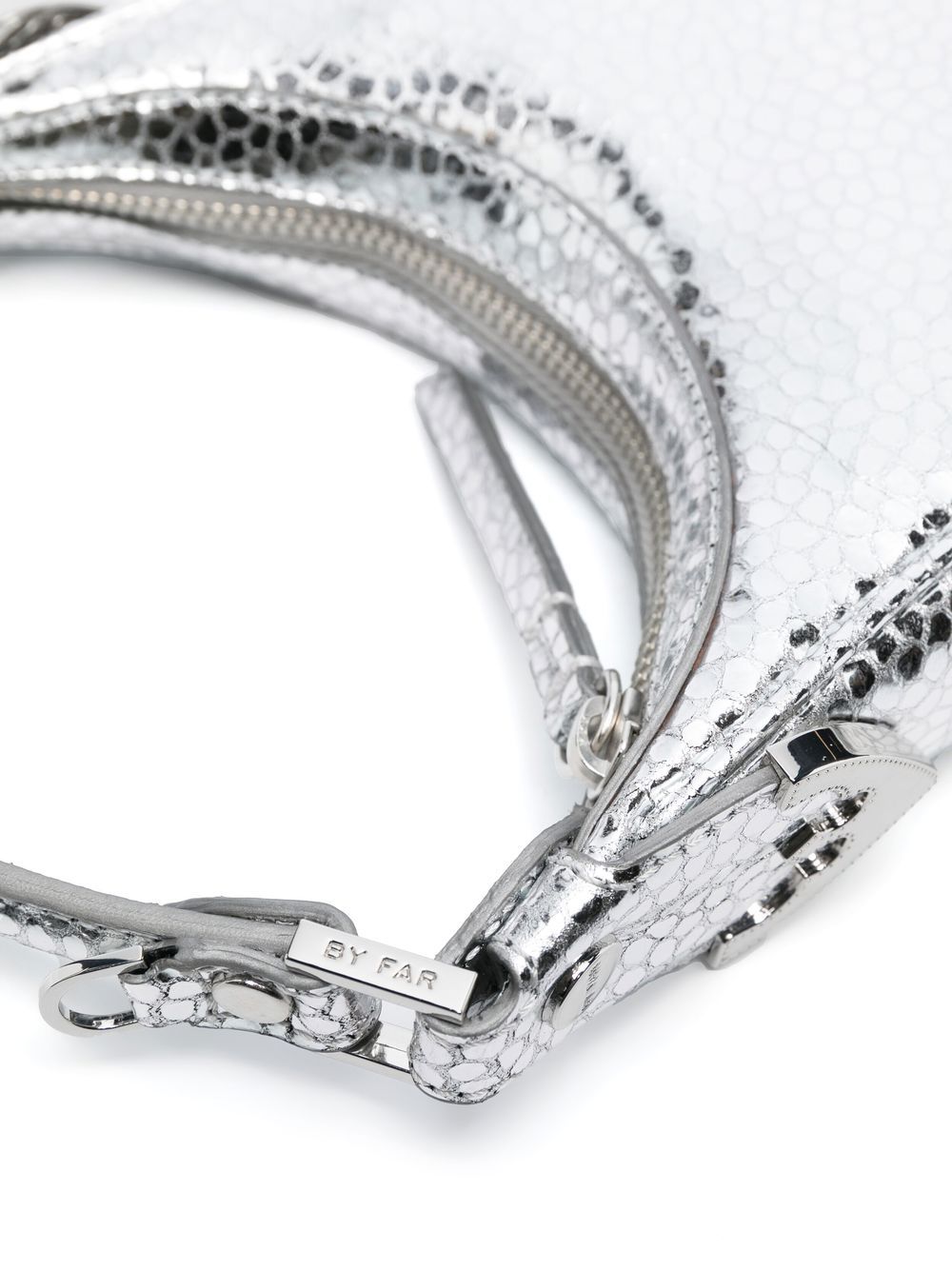 By Far Pre Women's Cosmo Metallic Top-Handle Bag