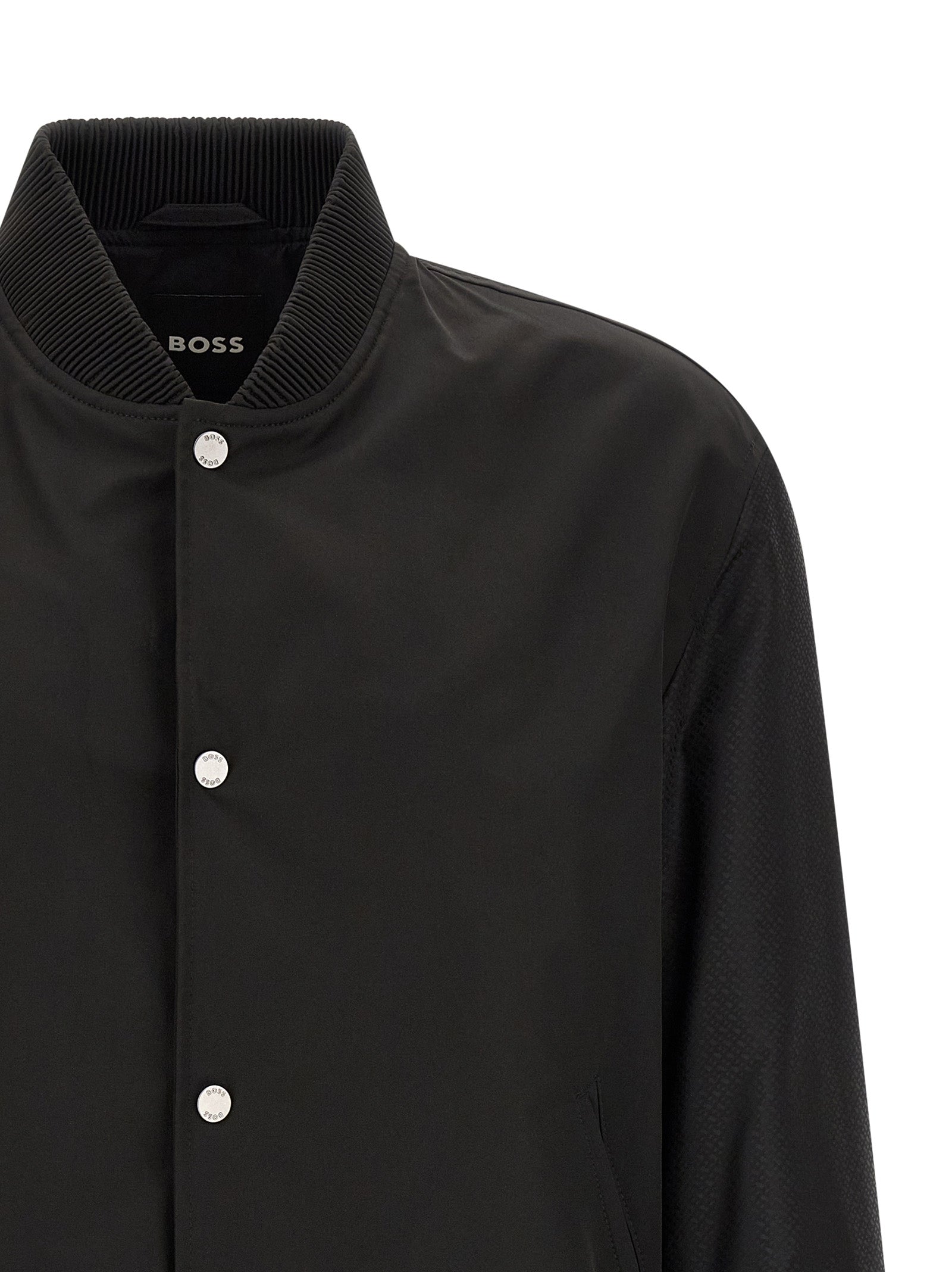 Hugo Boss Black Polyester Men's Bomber