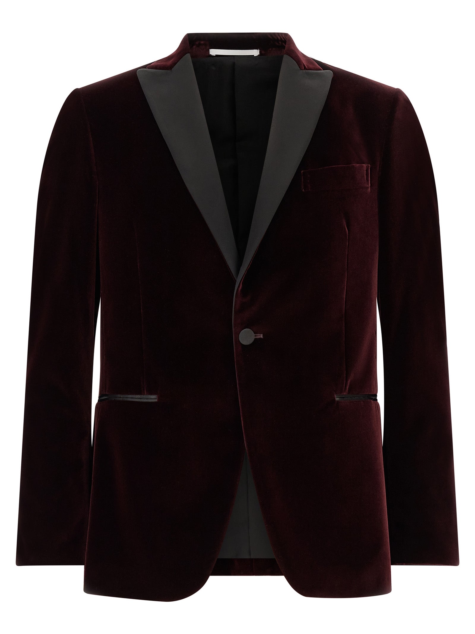 Pal Zileri Bordeaux Cotton Men's Blazer